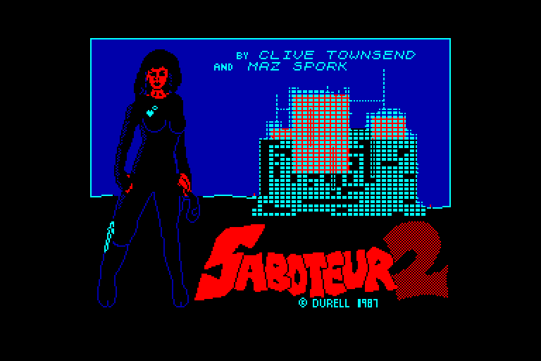 Saboteur II by Durell on Amstrad CPC (1987)